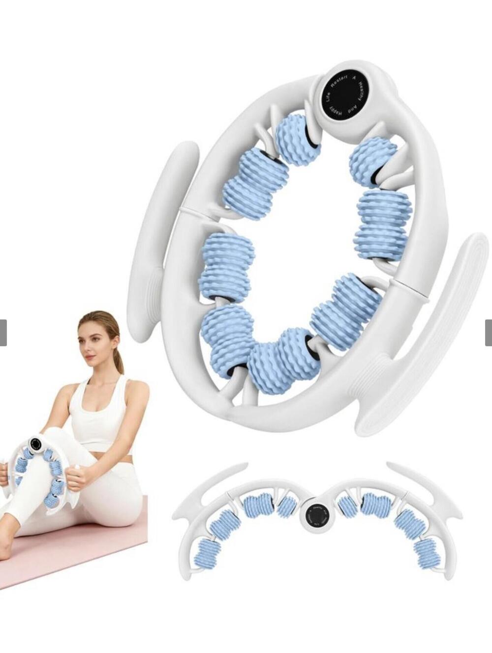 14 Silicone Rollers Body Massager with Detachable Handles